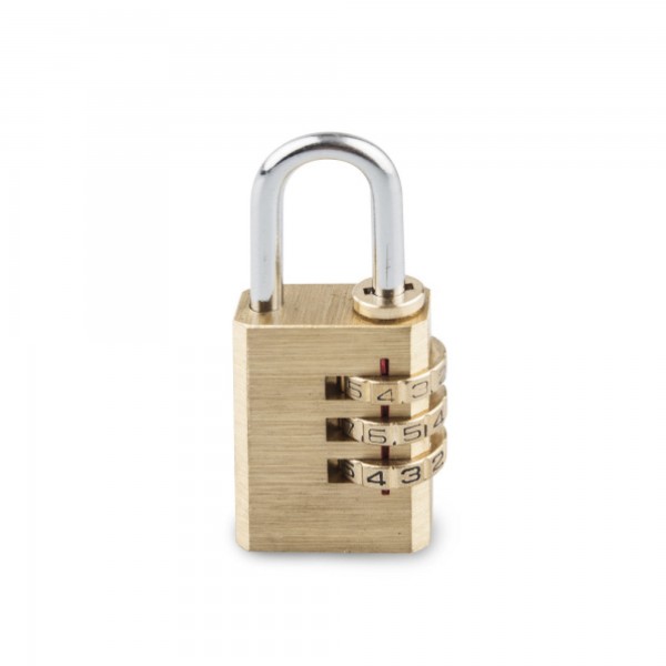 Candado combinacion laton 3 num. 20mm. 