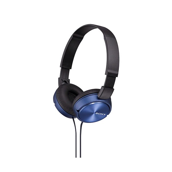 Sony mdrzx310l auriculares de diadema azules conector en 90º