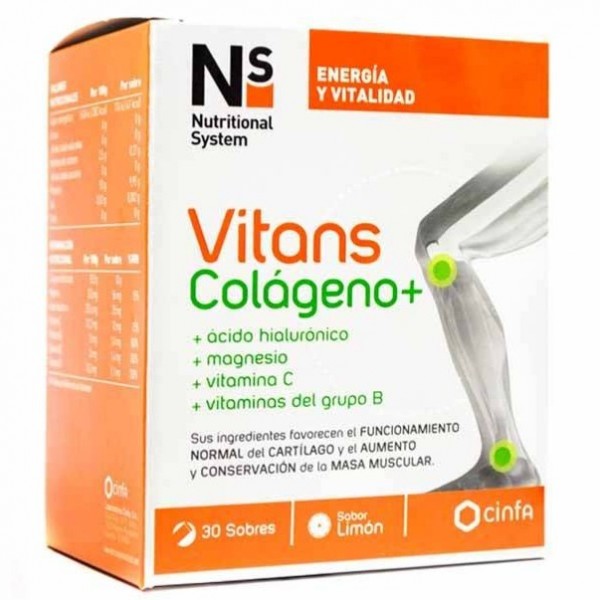 Ns Vitans Colageno+ sabor Limon 30 Sobres