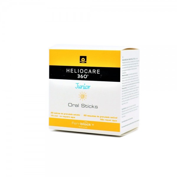 HELIOCARE 360 JUNIOR ORAL STICKS 20 SOBRES - valuartti.com