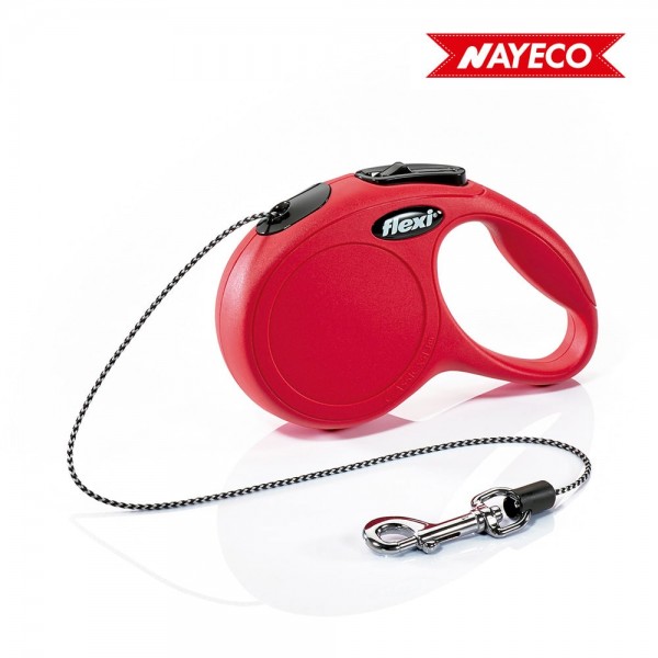 Flexi classic cat cordón especial gatos 3 m de cuerda color rojo
