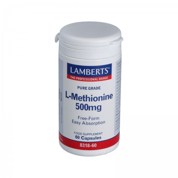 L-metionina 500mg 60 Caps Lamberts