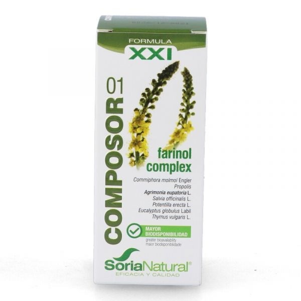 Formula Xxi Composor 01 Farinol Complex 30 ml Soria Natural