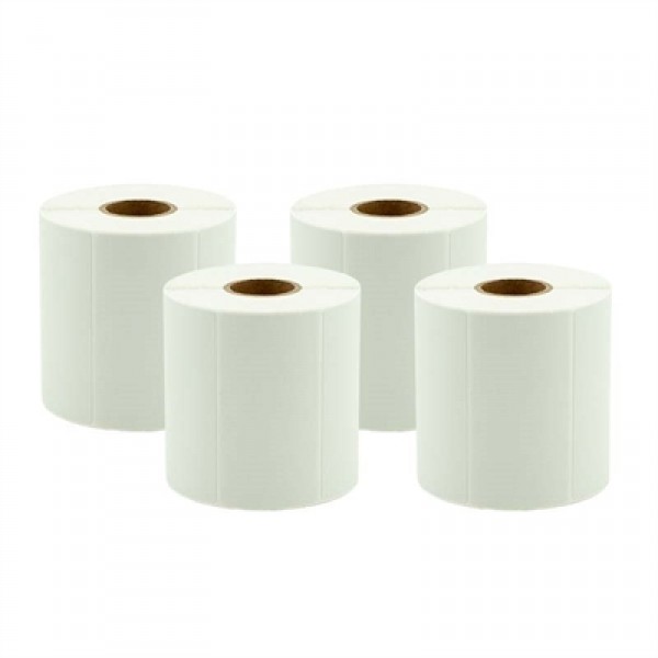 Iggual pack 4 rollos papel 700 etiquetas 74x37 mm