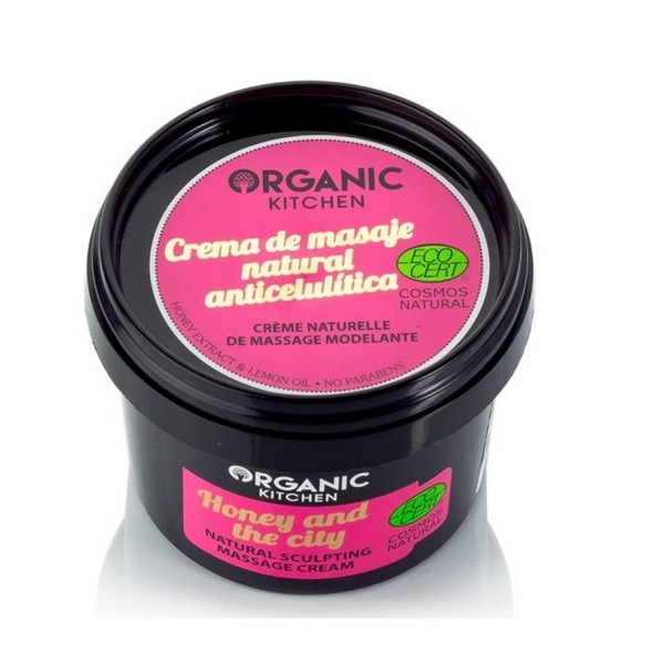 Organic kitchen honey and the city crema de masaje natural anti-celulitica 100ml