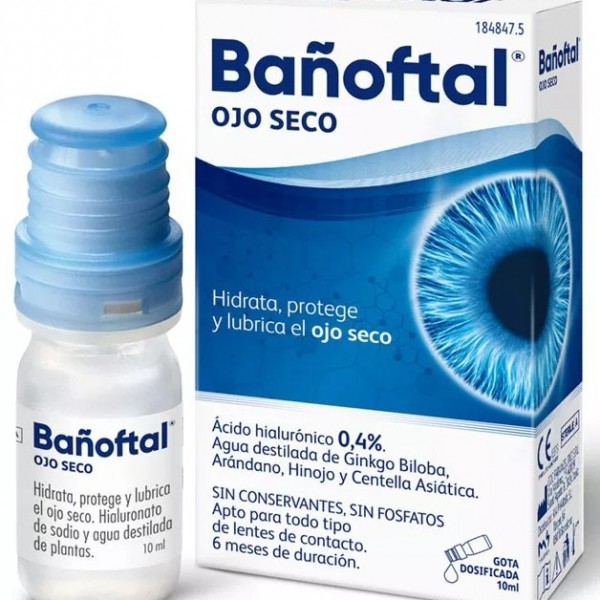 Bañoftal Ojo Seco Severo Gotas Oftálmicas 10 ml