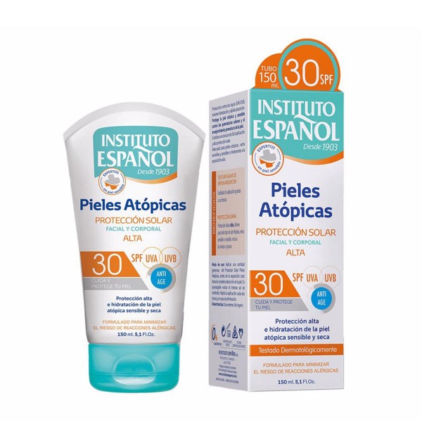 CREMA PROTECCIÓN SOLAR ALTA SPF30 PIELES ATÓPICAS INSTITUTO ESPAÑOL 150 ML